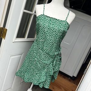 Ditsy floral print ruffle dress READ Description